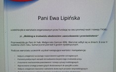Certyfikat „Mobbing w środowisku akademickim: uwarunkowania i przeciwdziałanie" 8-9.04.2025 r.